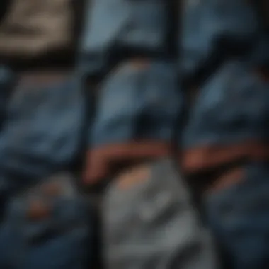 Diverse Range of Volcom Denim A collage of Volcom Denim products highlighting their range and diversity
