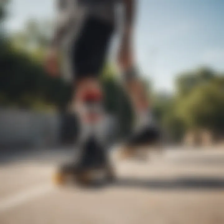 Group of skateboarders showcasing their style with Thirtytwo Socks