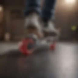 Detailed view of Twister Edge Skate showcasing its innovative design