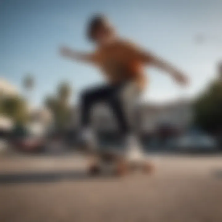 A vibrant skateboarding scene reflecting the essence of skate culture.