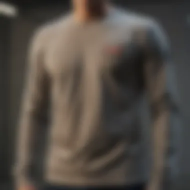 Textural Elegance: Levi's Long Sleeve T-Shirt Fabric Levi's Long Sleeve T-Shirt Fabric Texture