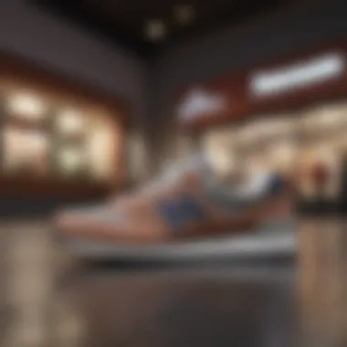 Chic Boutique Offering New Balance Sneakers New Balance Sneakers Storefront