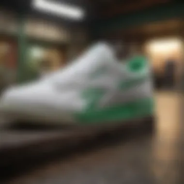 Symbolism of Green and White Reebok Shoes