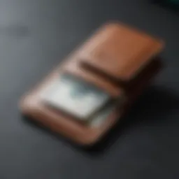 Minimalist Herschel Card Holder with Money Clip