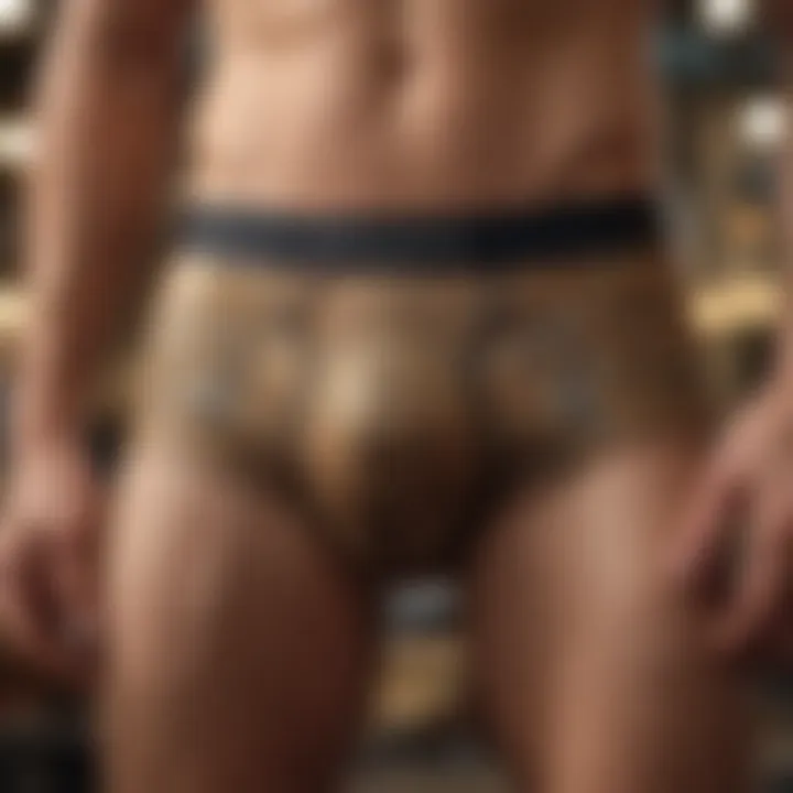 Boxer briefs with intricate design details