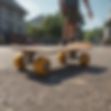 Size Comparison for Child and Adult Skateboards Child and adult skateboarding size comparison