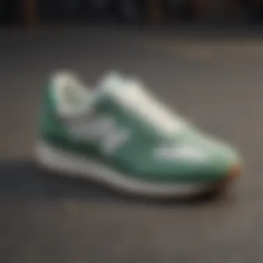 Color Harmony in New Balance 327 Green and White Sneakers Iconic Color Scheme of New Balance 327