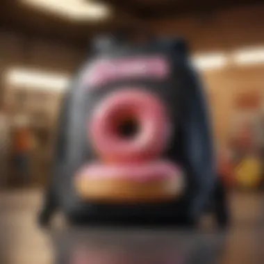 Creative Blend of Fashion and Food Innovative Doughnut-Inspired Backpack Design