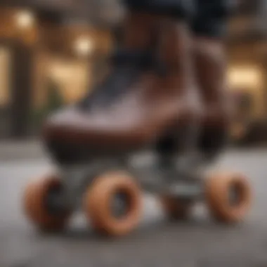 Innovative roller skate design for optimal performance in outdoor settings