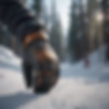 Elevated Design for Peak Performance Innovative Snowboarding Glove Design