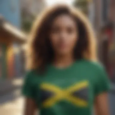 Jamaican Flag Colors T-Shirt