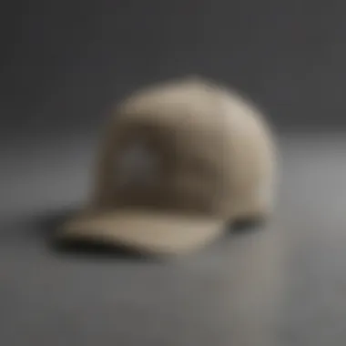 Sleek Simplicity: Khaki Adidas Hat with Monochrome Outfit Khaki Adidas Hat Paired with Monochrome Outfit