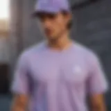 Ethereal Lavender Adidas Shirt Styling