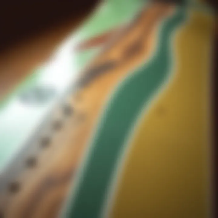 Close-up of eco-friendly materials used in Loaded Boards, highlighting their commitment to sustainability.