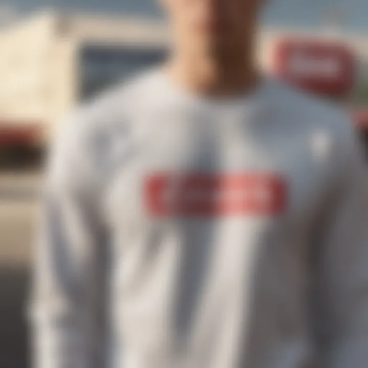 Subtle Sophistication: Levi's Long Sleeve T-Shirt Logo Levi's Long Sleeve T-Shirt Minimalistic Logo