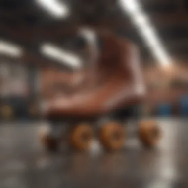 Opulent Roller Skate Craftsmanship Luxurious roller skate material