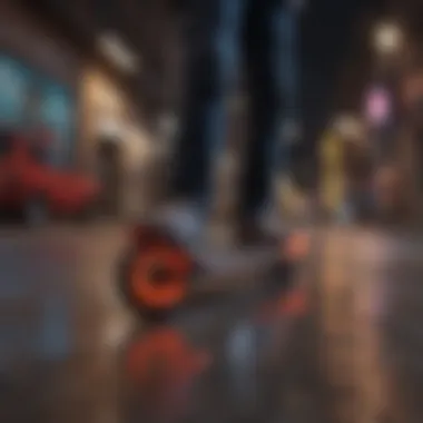 Cutting-Edge Technology in Neon One Wheel Skateboards Neon one wheel skateboard showcasing futuristic technology