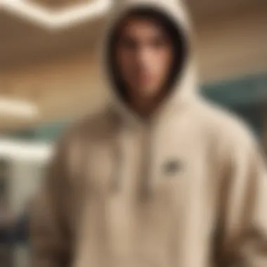 Iconic Status Nike Beige Hoodie Popularity