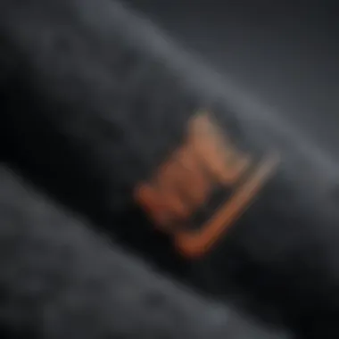 Close-up of the Nike Essential Fleece Sweatshirt fabric texture