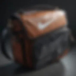 Nike over the shoulder bag design detail