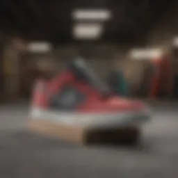 Nike SB skateboard shoes showcasing innovative design and functionality