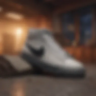 Blazer-Inspired Nike Shoe Design Nike shoes showcasing blazer-inspired design elements.