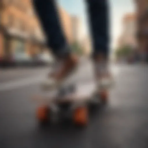 Penny Skateboard in Urban Setting