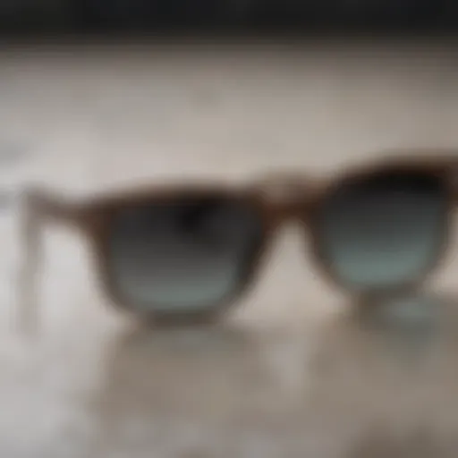 Ray-Ban Pit Viper sunglasses on marble surface