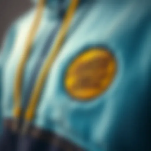 Close-up view of the Santa Cruz Skate Hoodie showcasing its unique fabric and stitching details