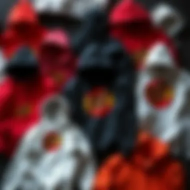 Diverse Range of Santa Cruz Skate Hoodies A collection of various Santa Cruz Skate Hoodies in different colors and designs