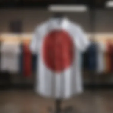 Graceful Display of Shoto Todoroki Shirt Elegant Shoto Todoroki shirt draped over a mannequin
