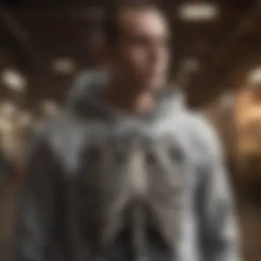 Intricate Design of the Skateboard Skeleton Sweatshirt Unique design of skateboard skeleton sweatshirt