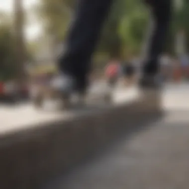 Skateboarders enjoying a friendly competition at Vans Southpark