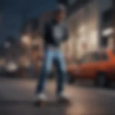 Cultural Impact of Skatewear Skateboarding community showcasing diverse styles with man brand jeans