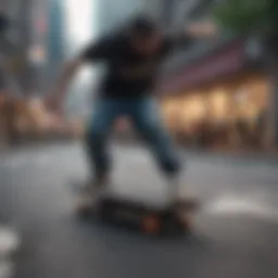 Urban landscape transformed by skateboarders' creativity