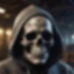 Elegant Skull Hoodie Design