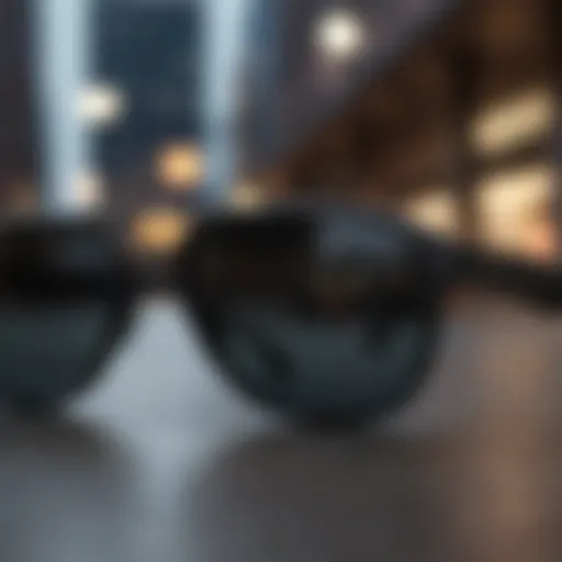 Sleek Matte Black Frame sunglasses