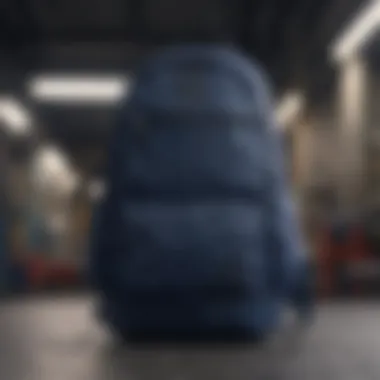 Sleek and Stylish Design Sleek and Stylish Navy Blue Nike Backpack