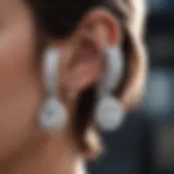 Sophisticated Iced Out Earrings Design