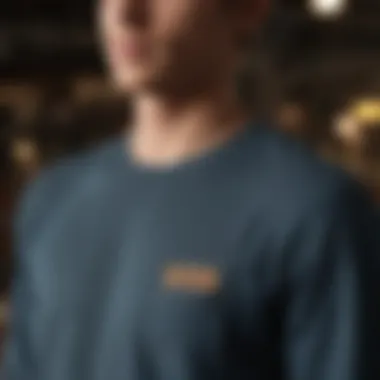 Craftsmanship Unveiled: Levi's Long Sleeve T-Shirt Stitching Levi's Long Sleeve T-Shirt Stitching Detail