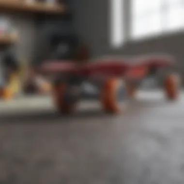 Assembling Your Street Skateboard Assembly of skateboard components on a workbench