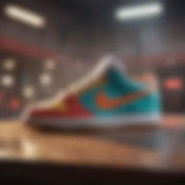 Vibrant Tones Nike Shoe Palette Stylish Nike shoe color palette in vibrant tones