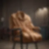 Elegant Tan Nike Jacket draped over chair