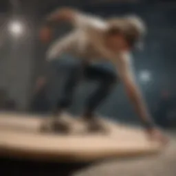 Skateboard carving techniques demonstrated on a ramp