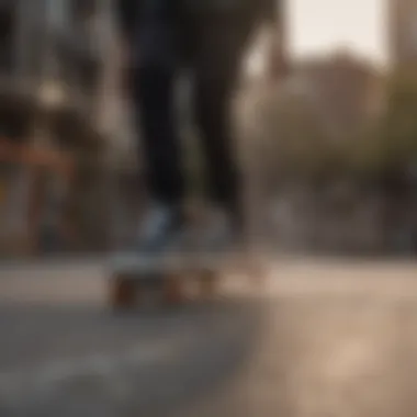 Vans Spider Web in Action: Performance on the Board Skaters showcasing their Vans Spider Web shoes in action