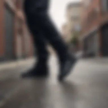 Urban Style with Black DC Shoes Stylish urban outfit paired with black DC shoes