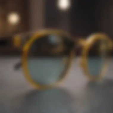 Timeless Elegance Timeless Elegance - An elegant black and gold pair of round colored glasses exuding sophistication and timeless style