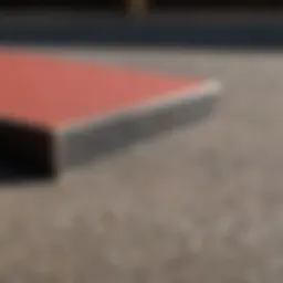 Close-up view of various grip tape materials showcasing texture and durability