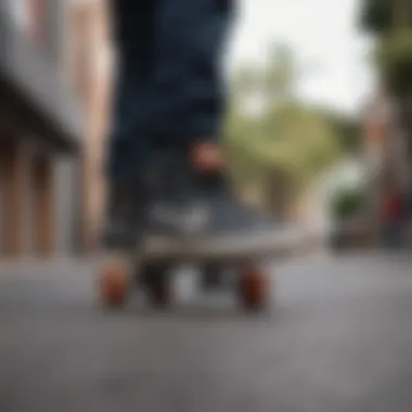 A group of skateboarders discussing the cultural impact of SB Zoom Blazer