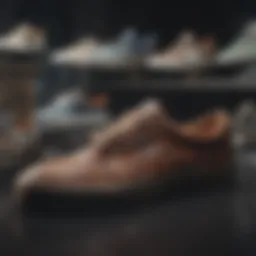 Lakai shoes displaying various designs and styles
